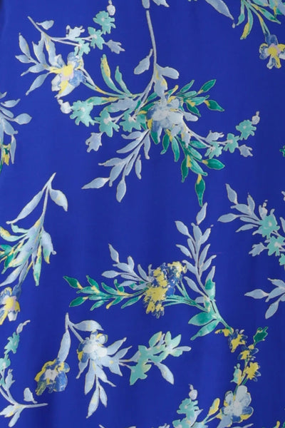 Elspeth Wrap Dress - Sapphire Floral