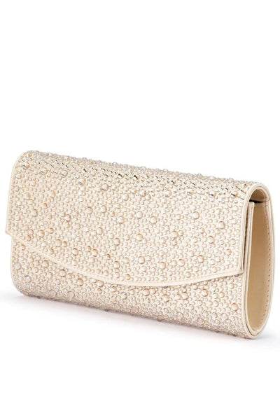Emma Crystal Clutch - Champagne