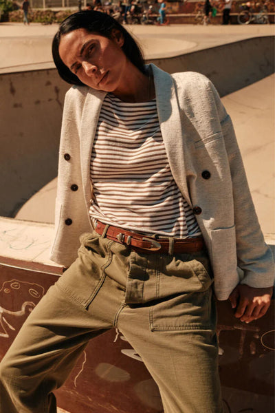 Endless Stripe Tee - Bungee Cord
