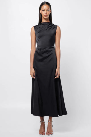Enlighten Me Maxi Dress - Black