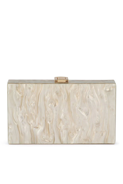 Erika Acrylic Wave Bag - Gold Natural