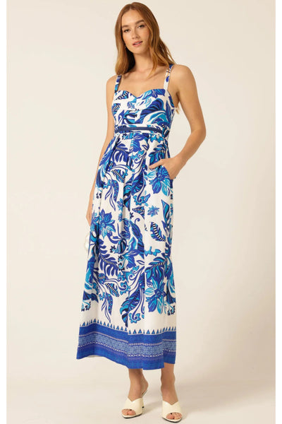 Euro Summer Maxi Dress - Blue Messina