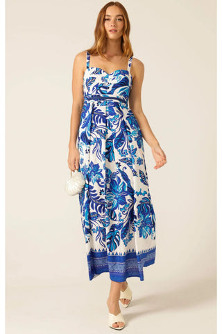 Euro Summer Maxi Dress - Blue Messina