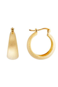 Flared Maxi Hoops - Gold