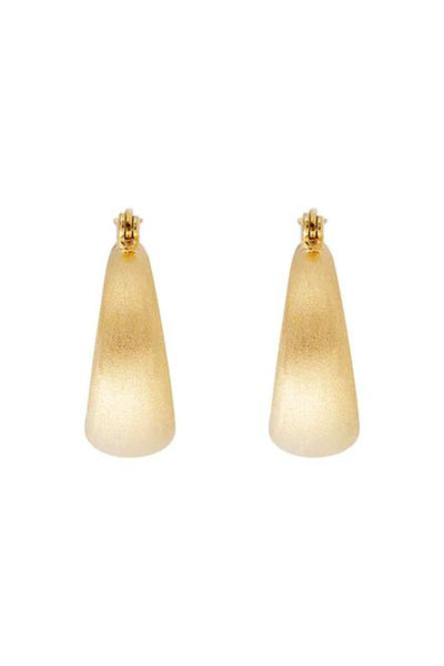 Flared Maxi Hoops - Gold