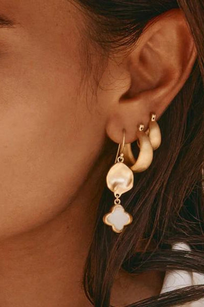 Flared Maxi Hoops - Gold