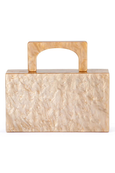 Fleur Acrylic Top Handle - Natural