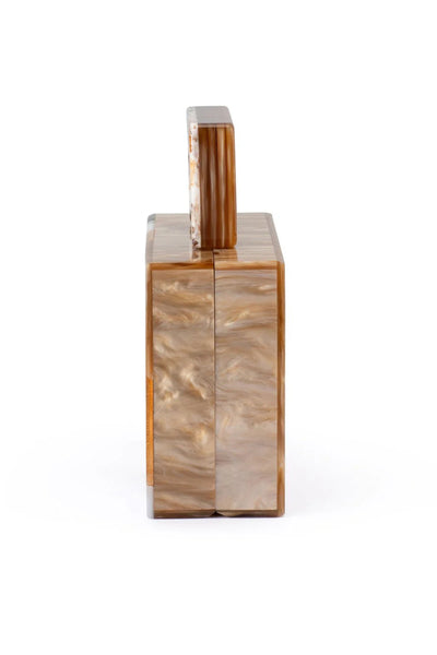 Fleur Acrylic Top Handle - Natural