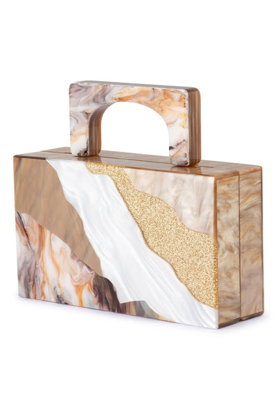 Fleur Acrylic Top Handle - Natural