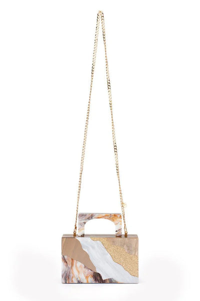 Fleur Acrylic Top Handle - Natural