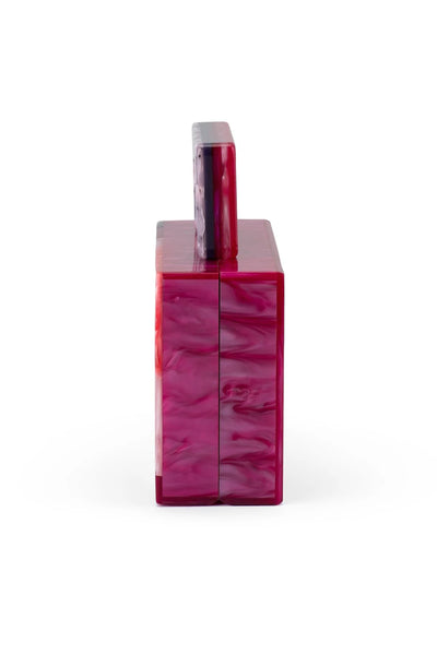 Fleur Acrylic Top Handle - Pink