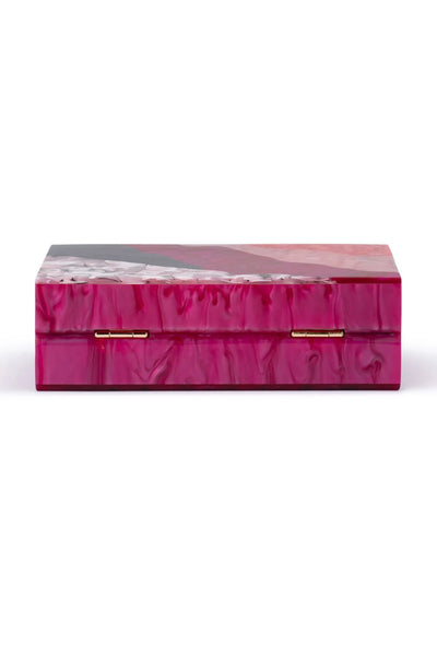 Fleur Acrylic Top Handle - Pink