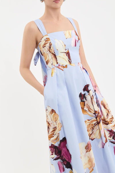 Fleur De Lis Midi - Painted Floral