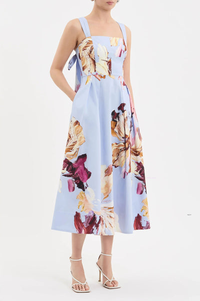 Fleur De Lis Midi - Painted Floral