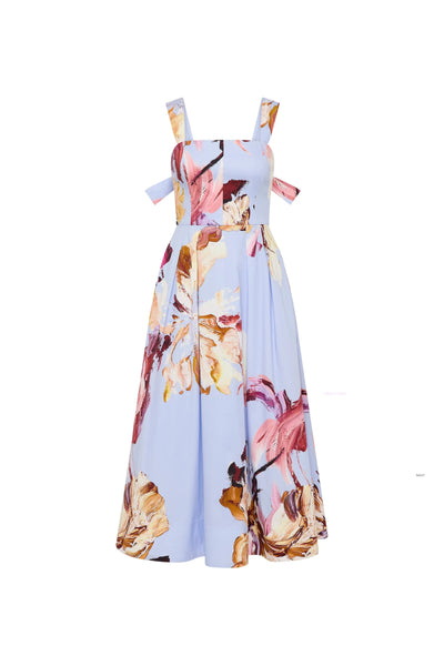 Fleur De Lis Midi - Painted Floral