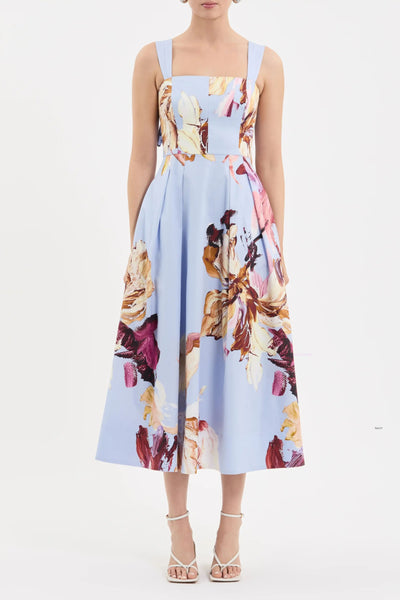 Fleur De Lis Midi - Painted Floral
