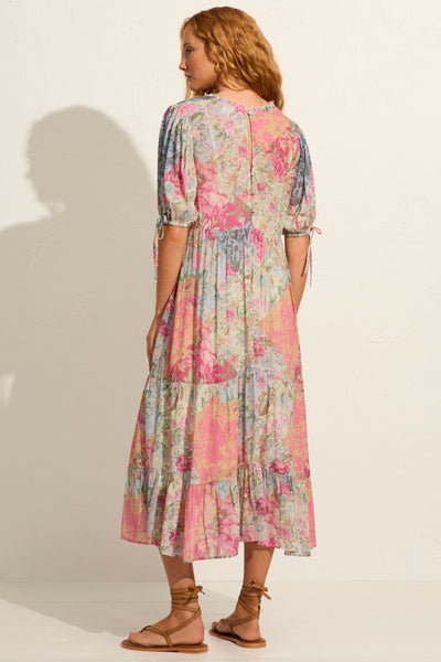 Fleur Rye Midi Dress - Floral