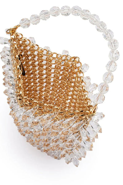 Florence Chainmail Bag - Champagne