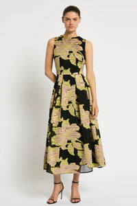 Florence Midi - Citrus Pink Black