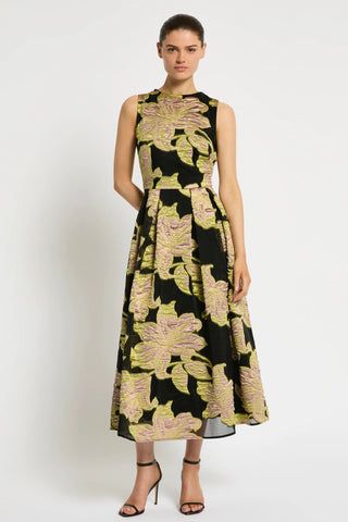 Florence Midi - Citrus Pink Black