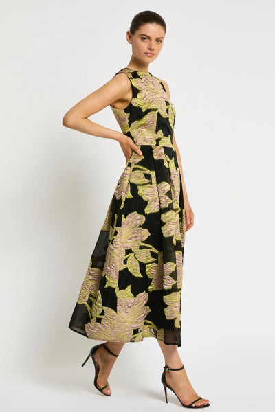 Florence Midi - Citrus Pink Black