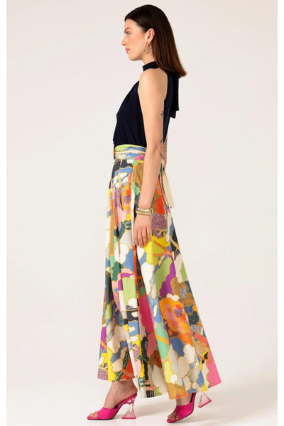 Florida Maxi Skirt - Multi Colour Cloud