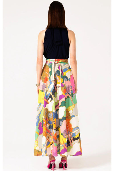 Florida Maxi Skirt - Multi Colour Cloud