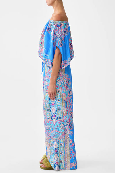 Off Shoulder Elastic Top - Footsteps in Folklore