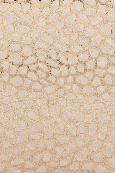 Frankie Embossed Clutch - Natural
