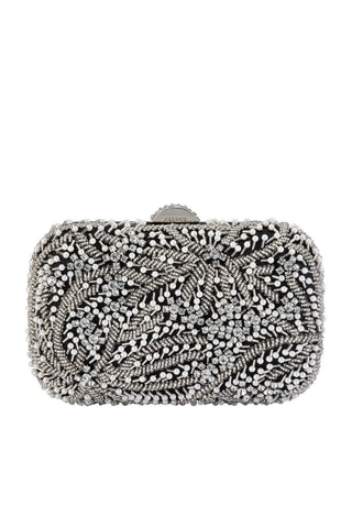 Gabriel Encrusted Clutch - Black