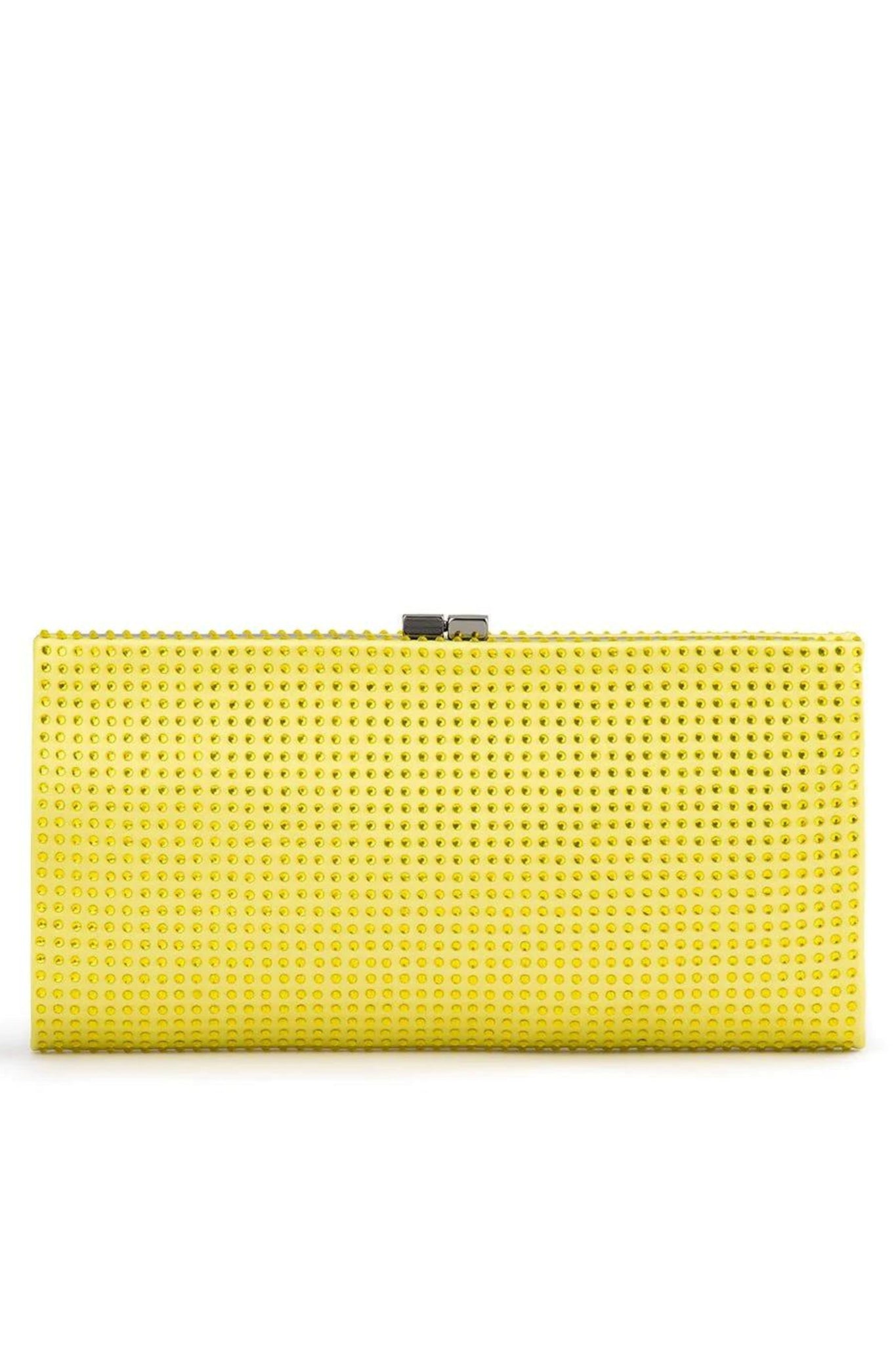 Gabriela Hotfix Frame Clutch - Chartreuse