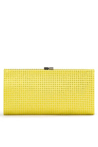 Gabriela Hotfix Frame Clutch - Chartreuse