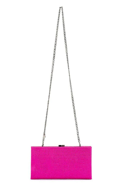 Gabriela Hotfix Frame Clutch - Fuchsia