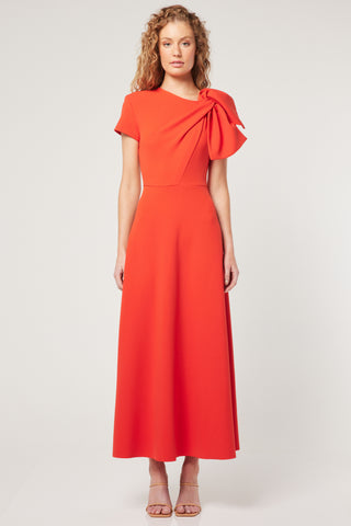 Galaxite Midi Dress - Orange