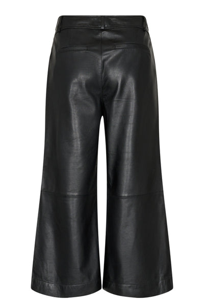 Gazy Leather Pants - Black