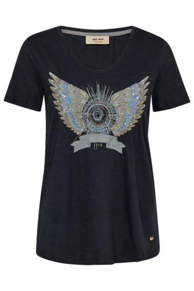 Gethi Deco Tee - Salute Navy