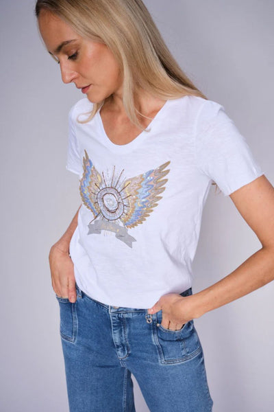 Gethi Deco Tee - White