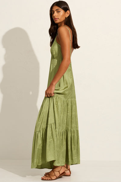 Haisley Maxi Dress - Green SIZE L/12 ONLY