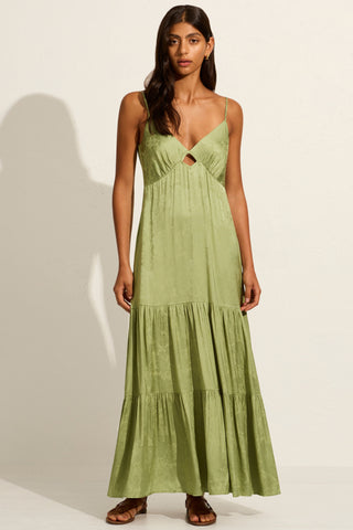 Haisley Maxi Dress - Green SIZE L/12 ONLY