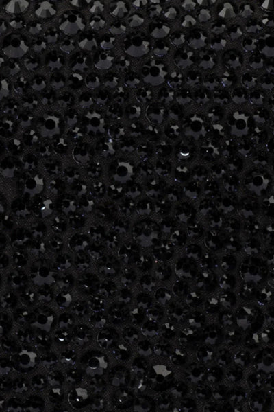 Hattie Crystal Shoulder Bag - Black