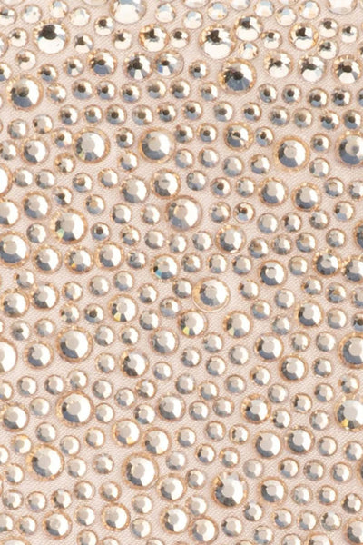 Hattie Crystal Shoulder Bag - Champagne