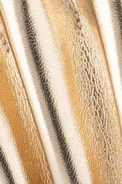 Hollie Pleated Clutch - Gold