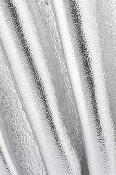 Hollie Pleated Clutch - Silver