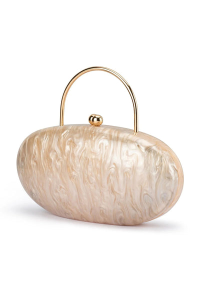 Imelda Acrylic Top Handle - Natural