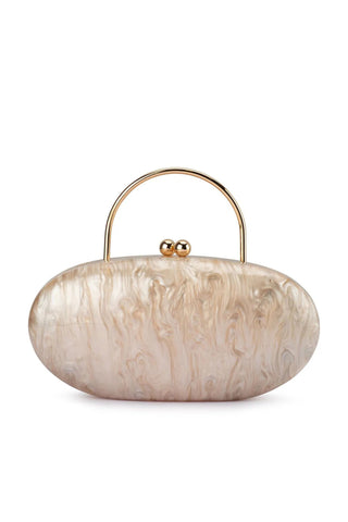 Imelda Acrylic Top Handle - Natural