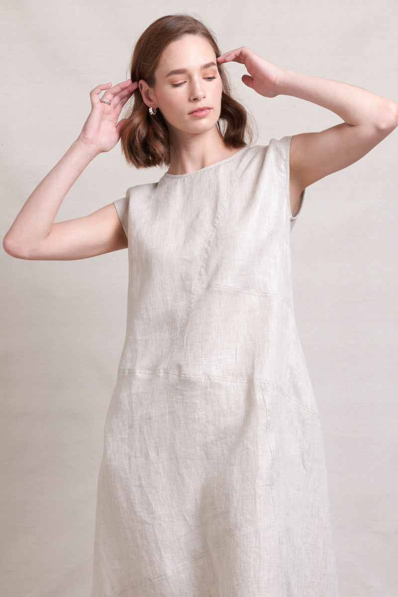 NERIS STOCKISTS AUSTRALIA In Ore Linen Midi Dress - Pumice SALE – Smoke ...