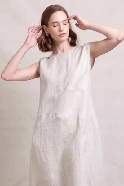 In Ore Linen Dress - Pumice