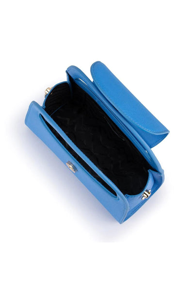 Ivy Curved Handle Bag - Blue