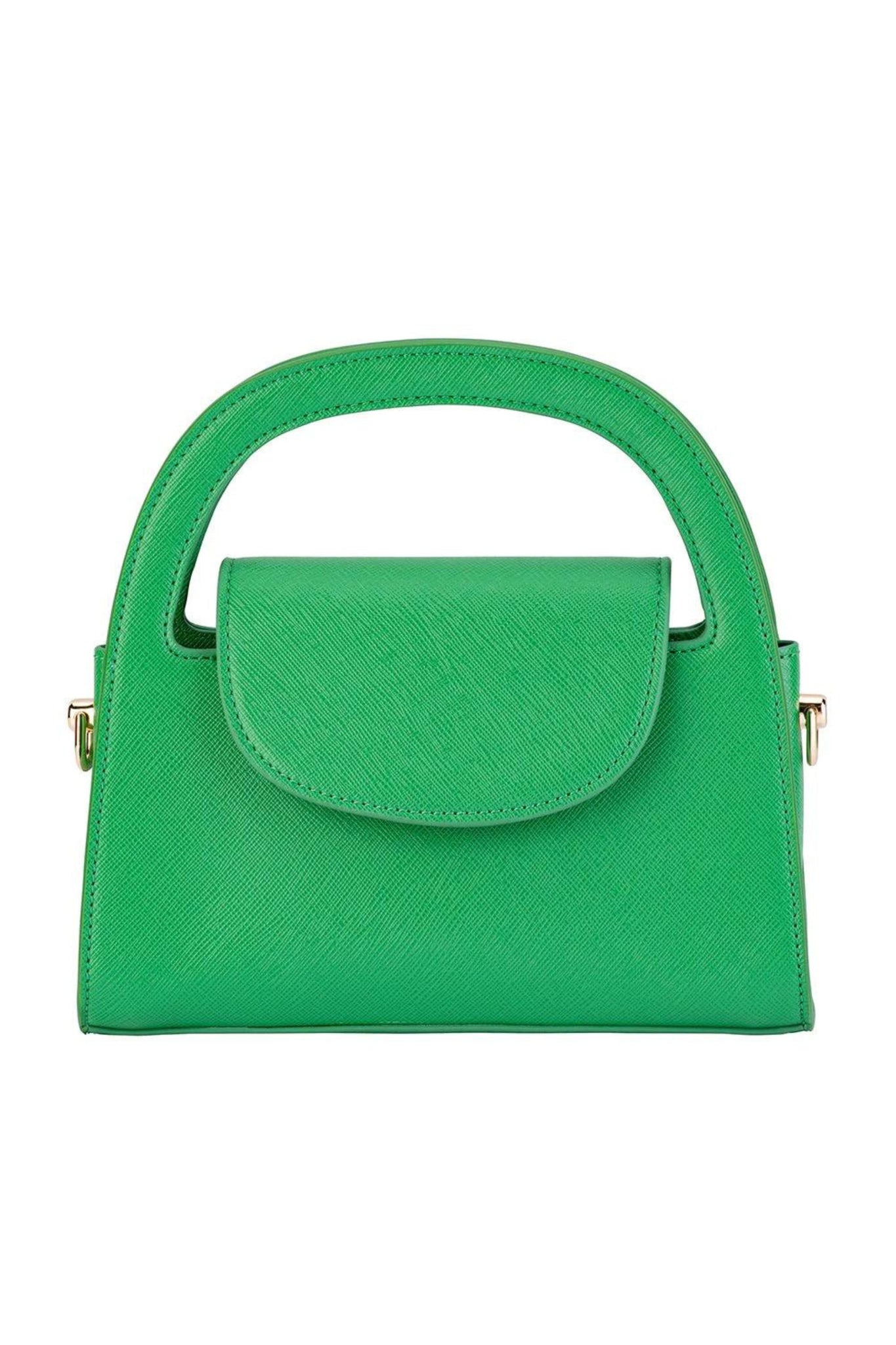 Ivy Curved Handle Bag - Green