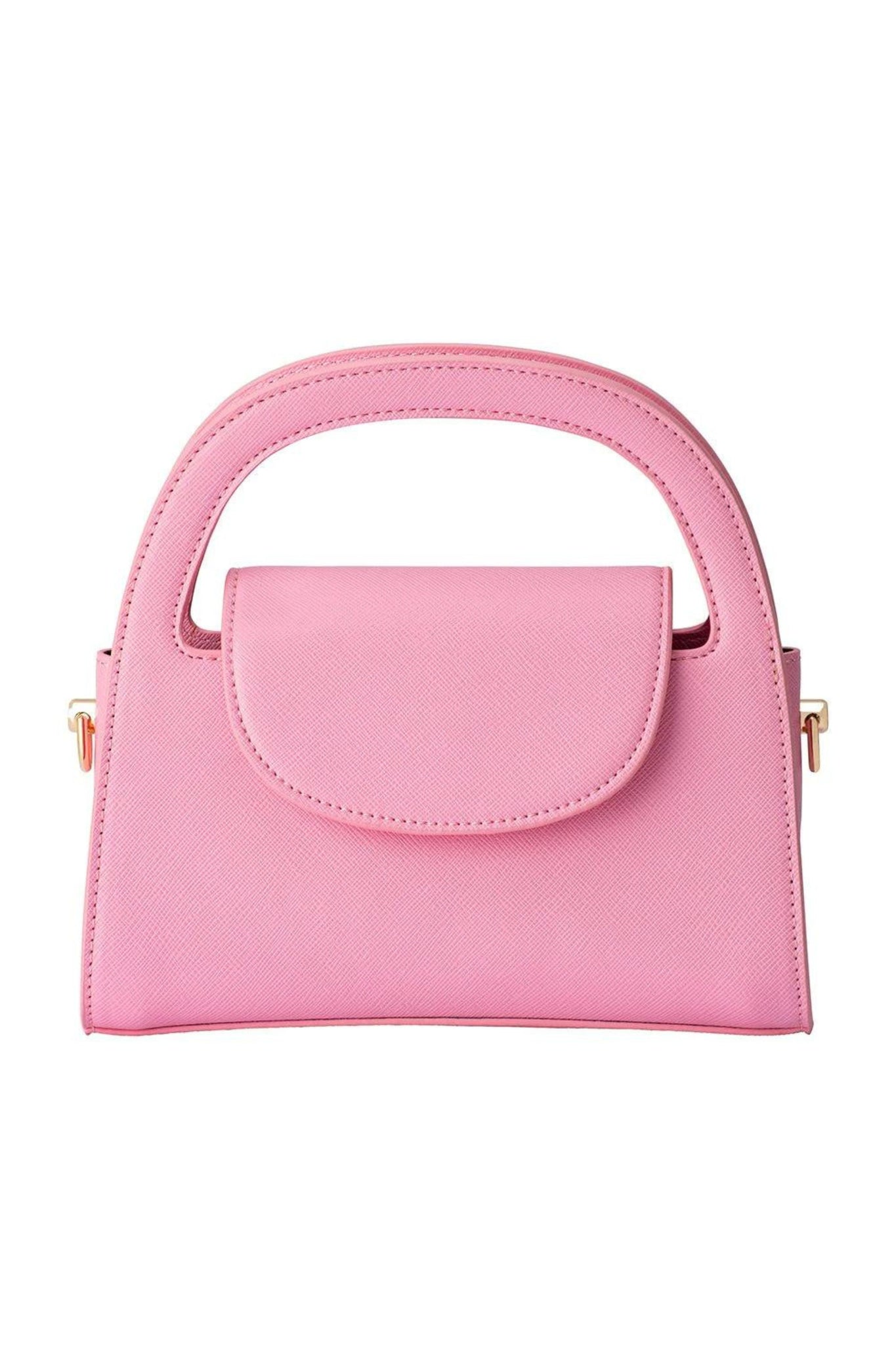 Ivy Curved Handle Bag - Pink